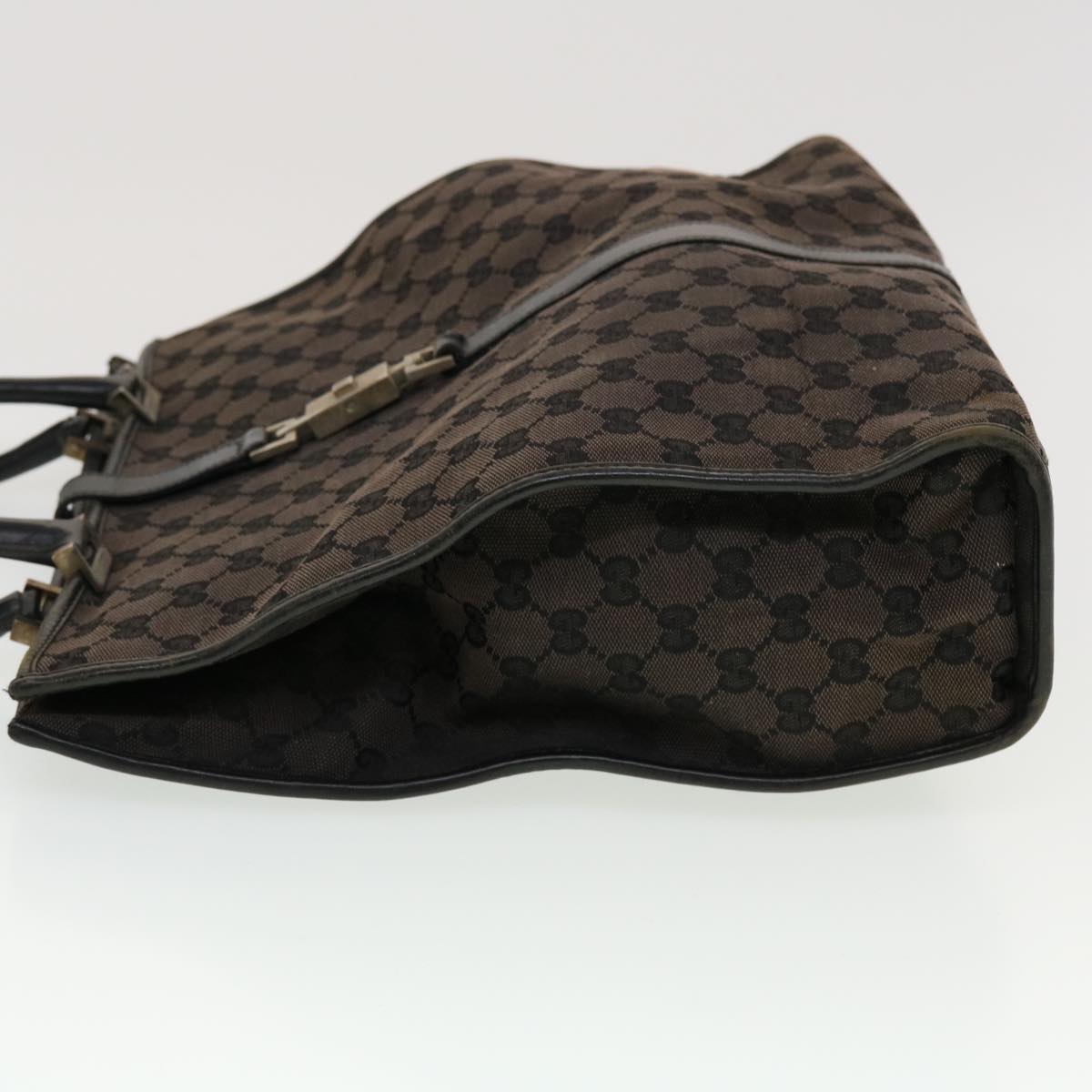 GUCCI GG Canvas Jackie Hand Bag Brown 0021064 43332