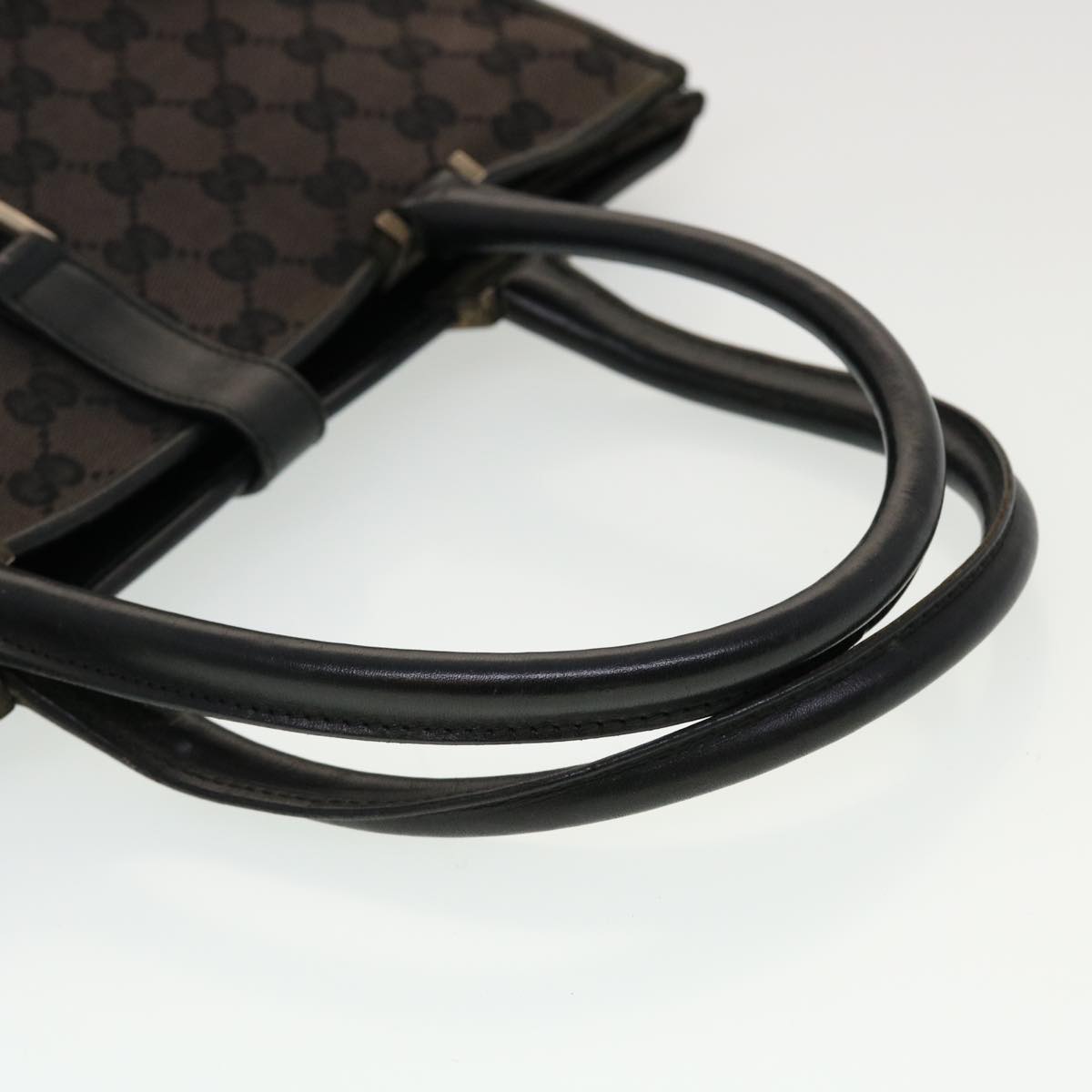 GUCCI GG Canvas Jackie Hand Bag Brown 0021064 43332
