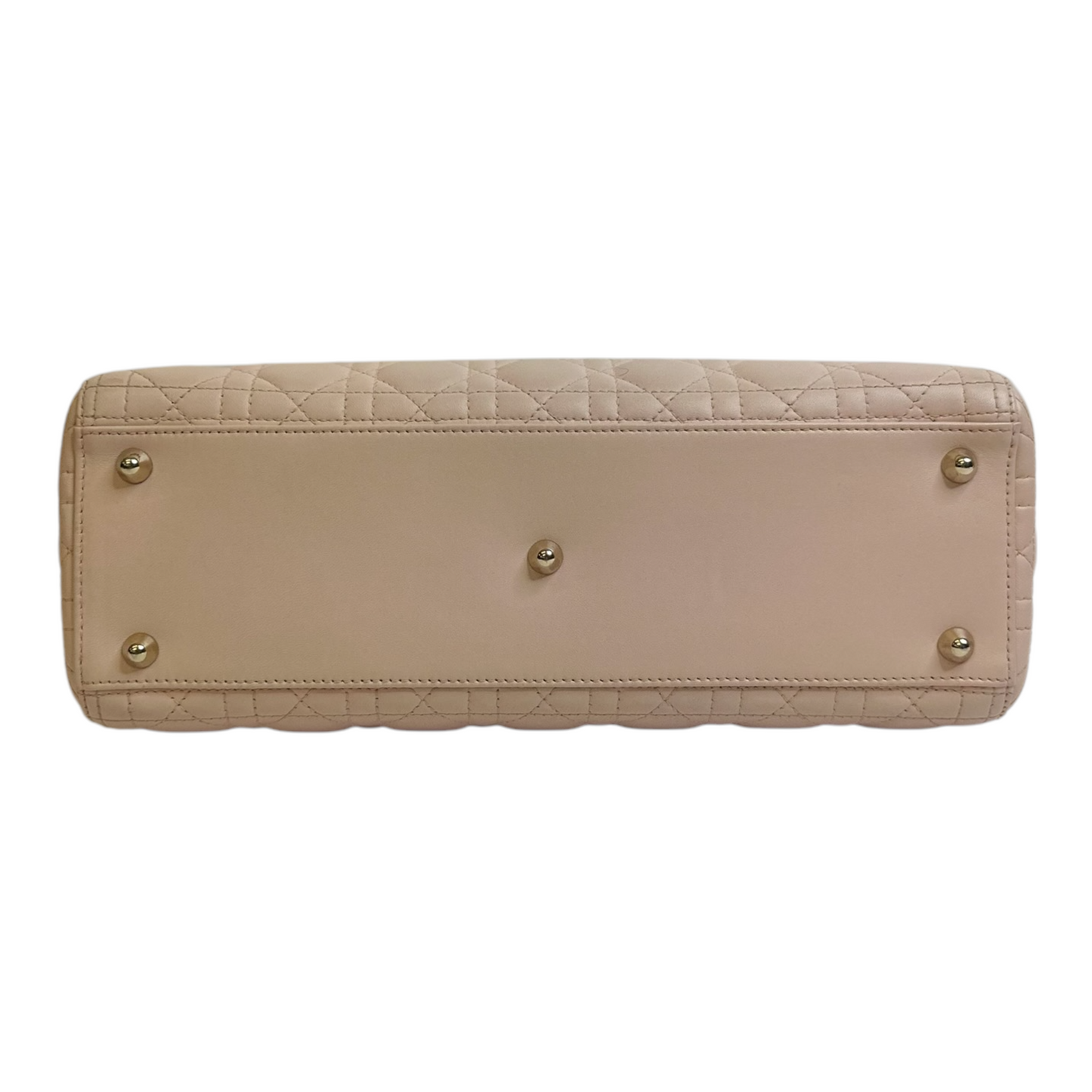 Christian Dior Lambskin Cannage Large Lady Dior Light Pink
