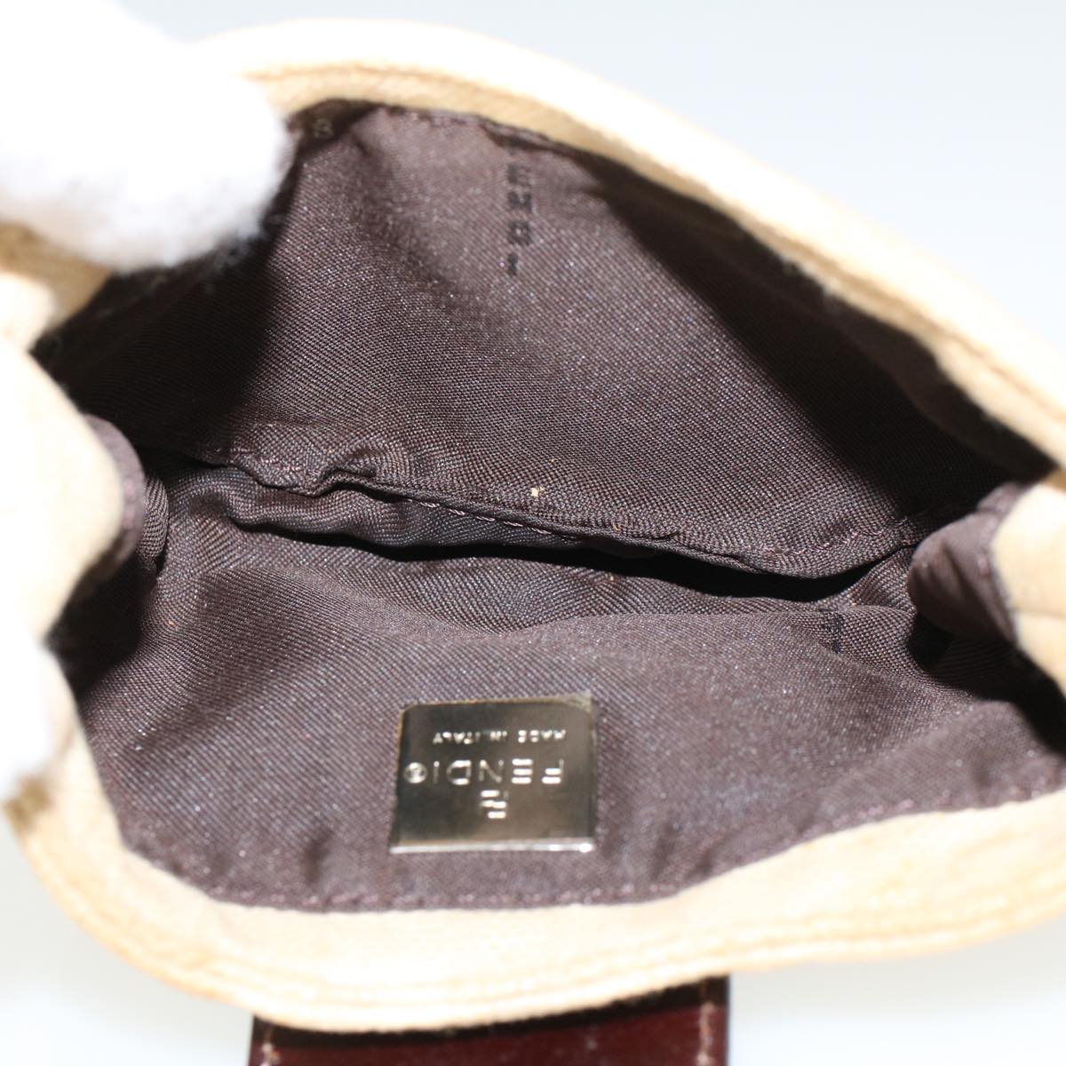 FENDI Pouch Canvas Beige 2308-26673-008 43696