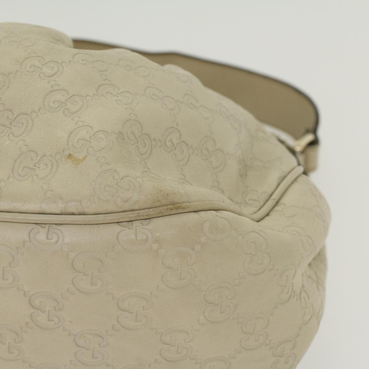 GUCCI GG Canvas Guccissima Shoulder Bag Beige 232955 43751