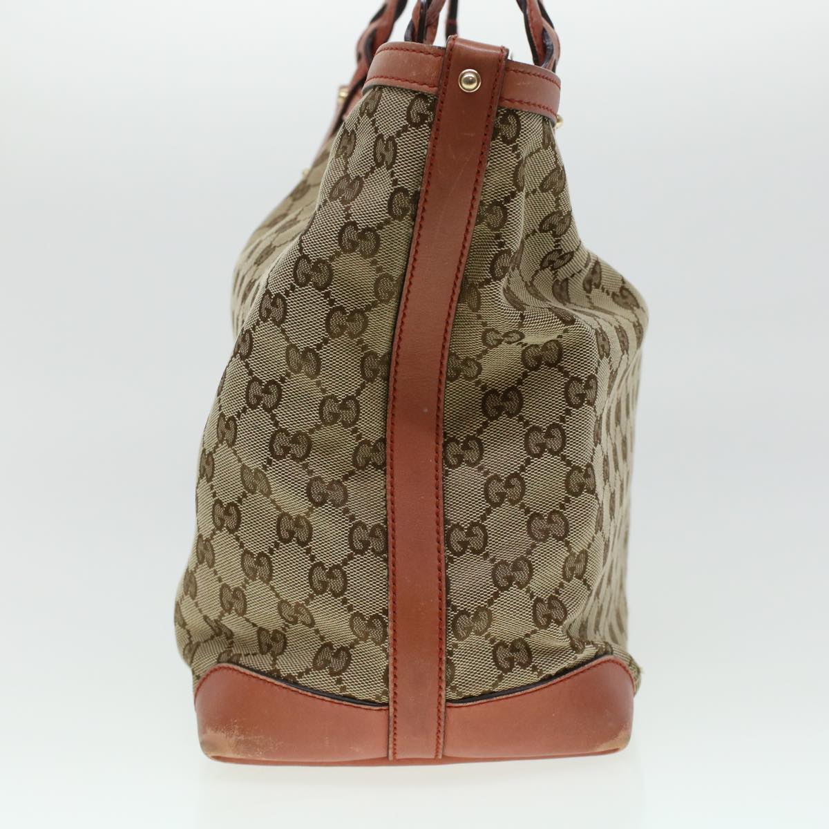 GUCCI GG Canvas Tote Bag Beige 247209 43885