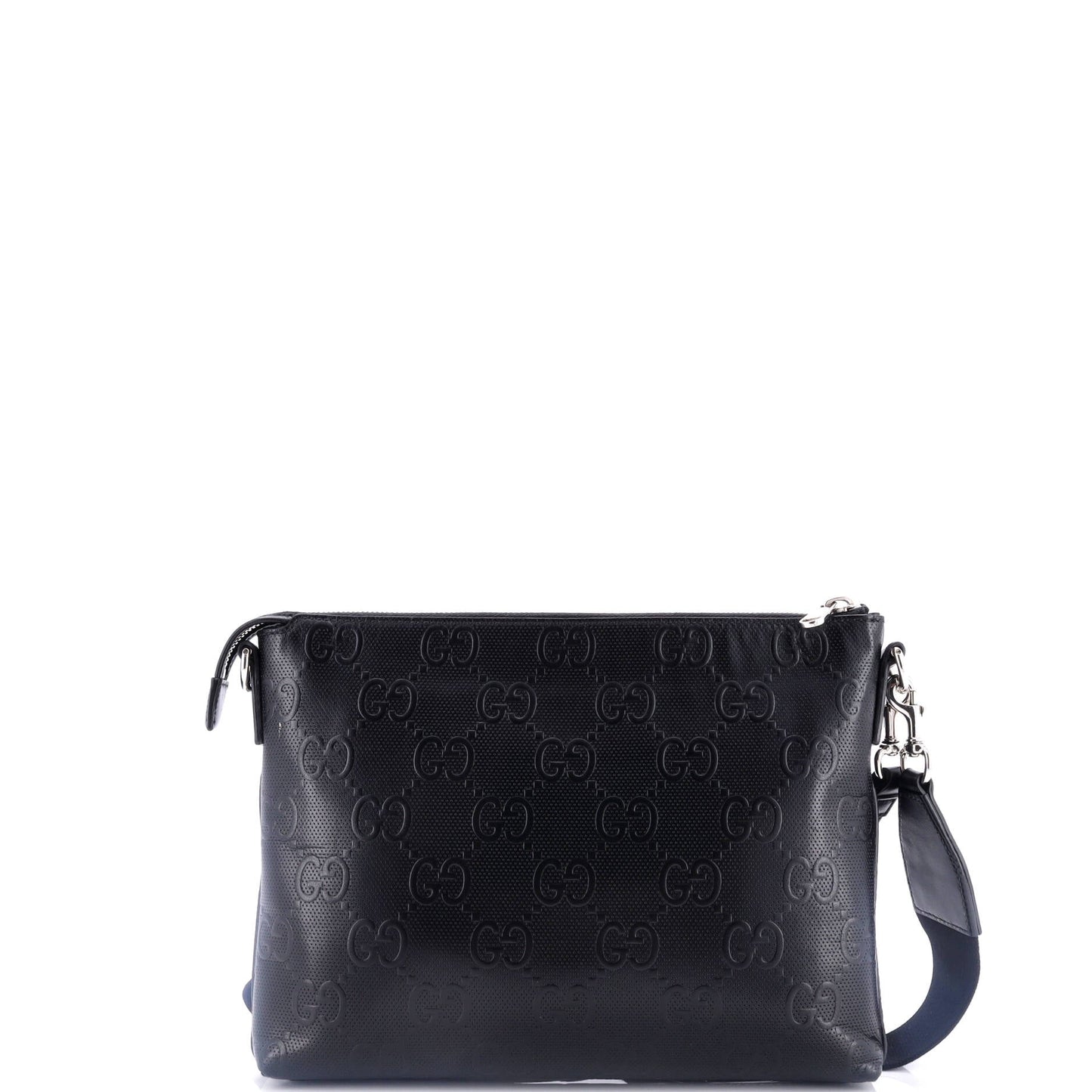 Convertible Messenger Bag GG Embossed Perforated Leather Medium