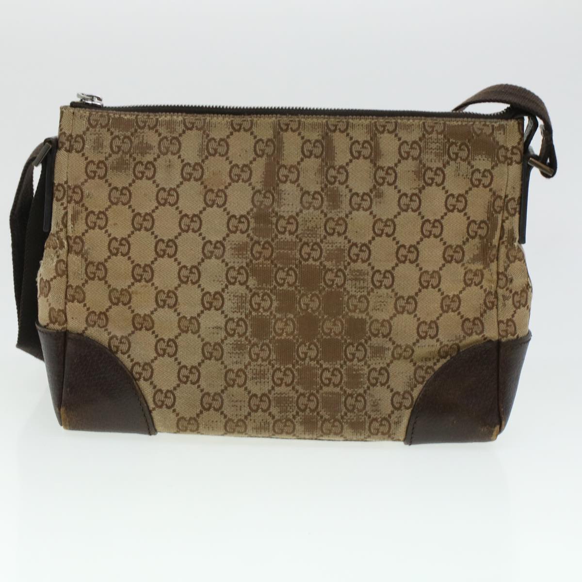 GUCCI GG Canvas Shoulder Bag 3Set Beige Black 44070