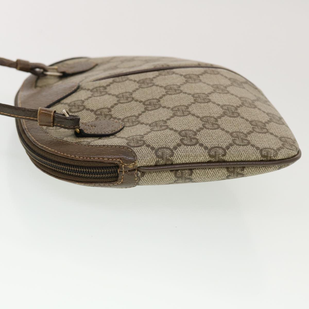 GUCCI GG Canvas Web Sherry Line Shoulder Bag Beige Red 904.02.047 44260