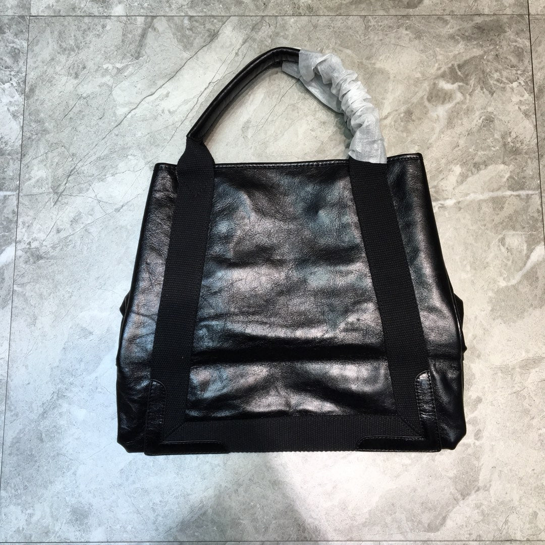 Balen Navy MeGLAMIum Cabas Tote Bag In Black, For Women,  Bags 14.1in/36cm