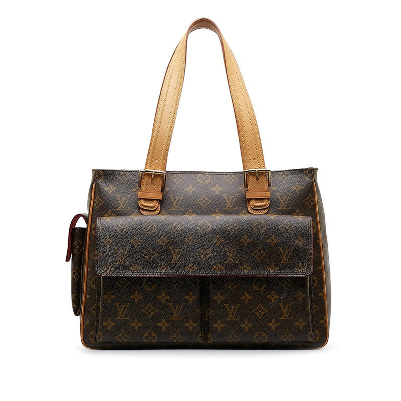 Louis Vuitton Monogram Multiple City Shoulder Bag M51162 Brown PVC Leather  Louis Vuitton