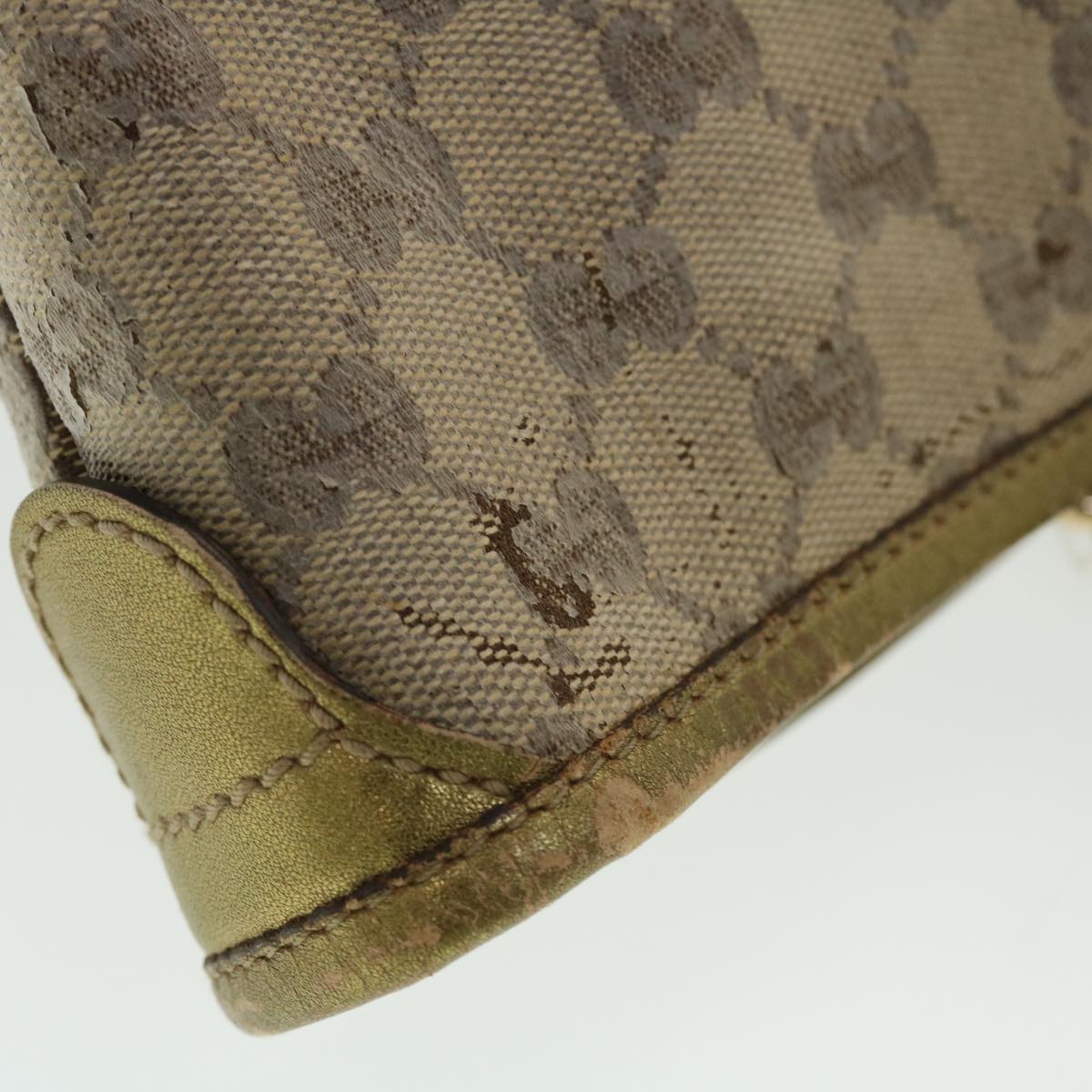 GUCCI GG Supreme Shoulder Bag Beige 197953 44426