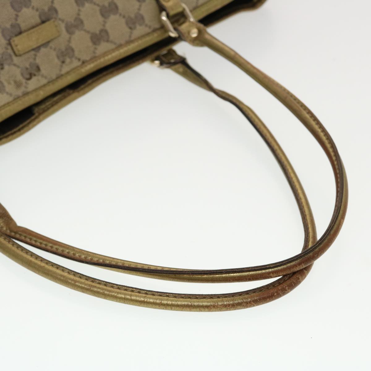 GUCCI GG Supreme Shoulder Bag Beige 197953 44426