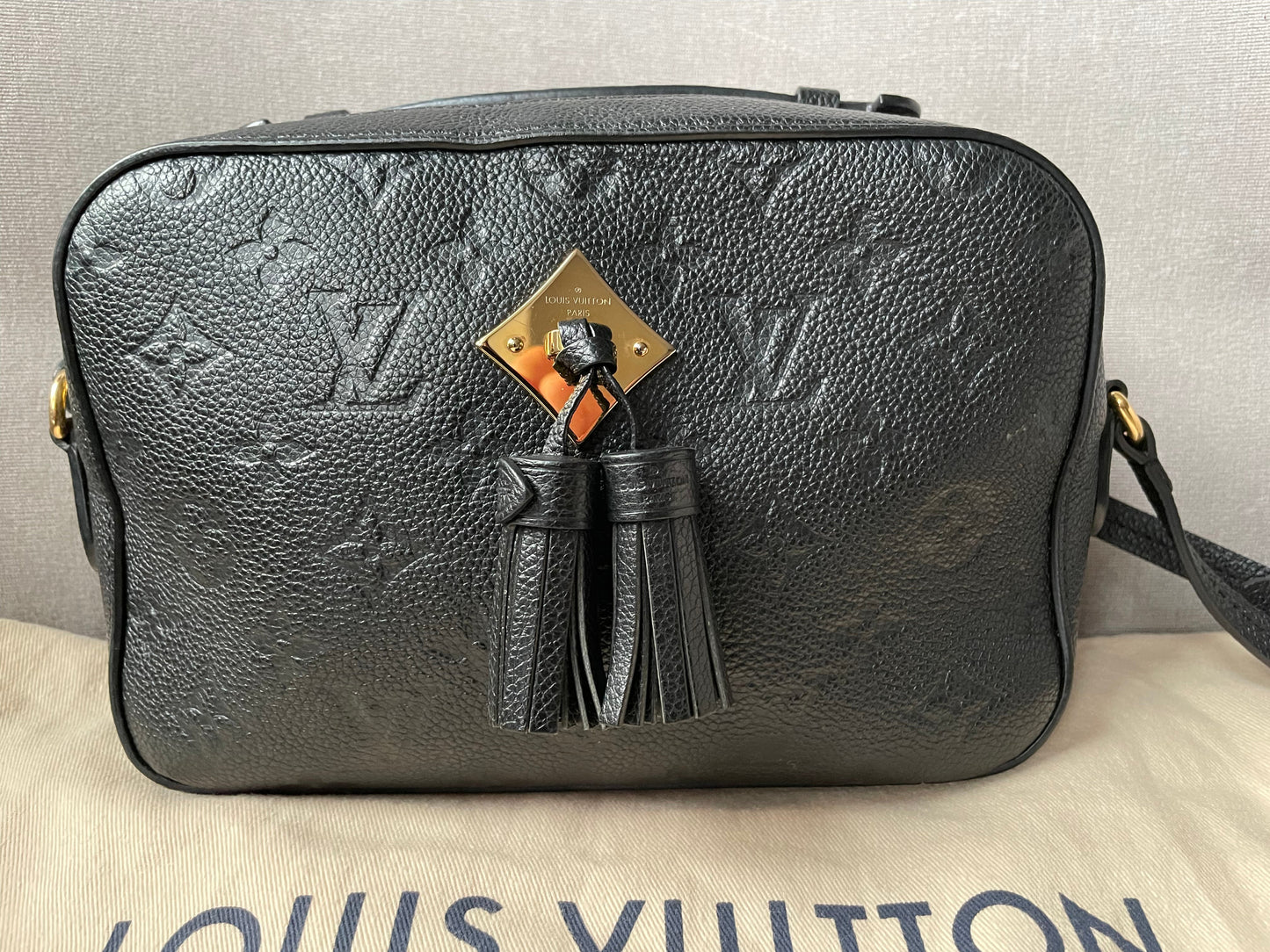 Louis Vuitton Saintonge Black Empreinte (RRP £1520)