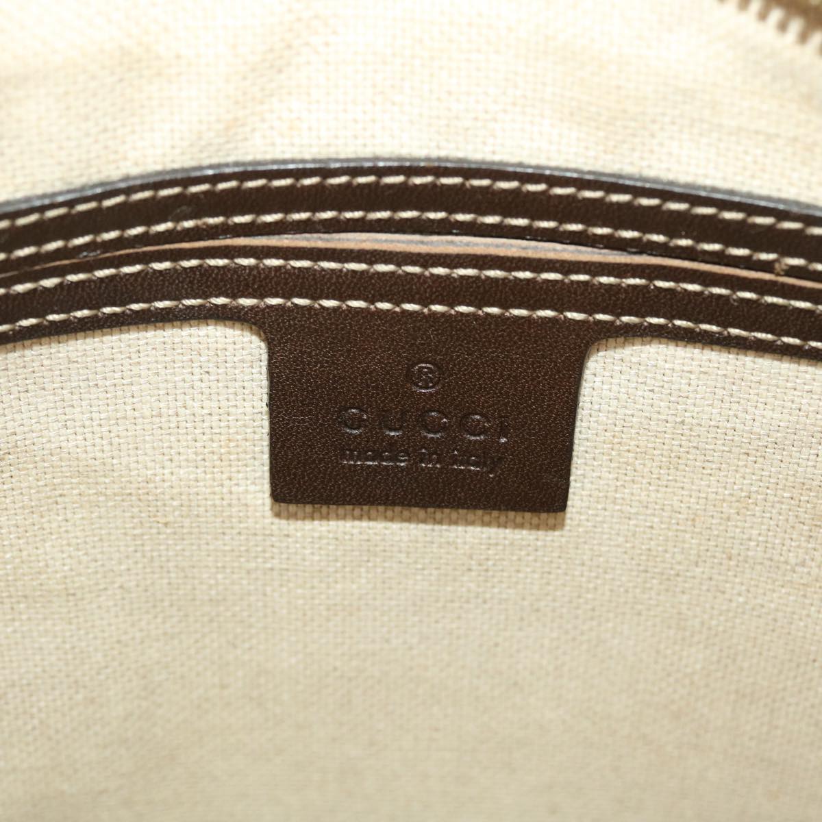 GUCCI GG Canvas Shoulder Bag PVC Leather Beige 295257 44808