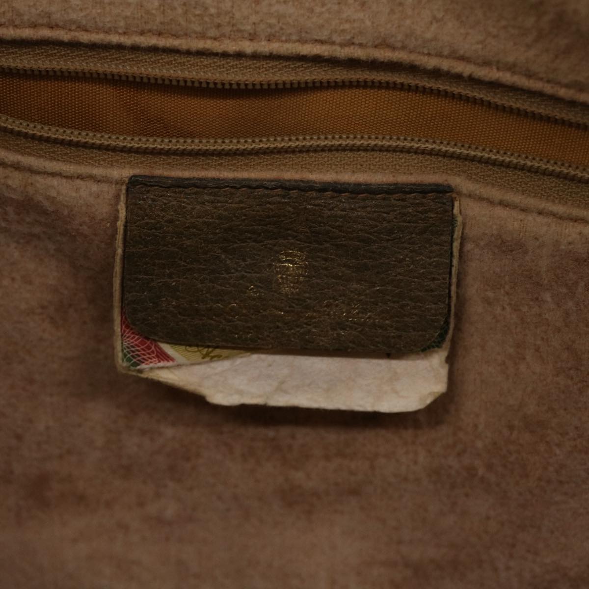 GUCCI GG Canvas Web Sherry Line Boston Bag Beige Red 39•02•041 44811