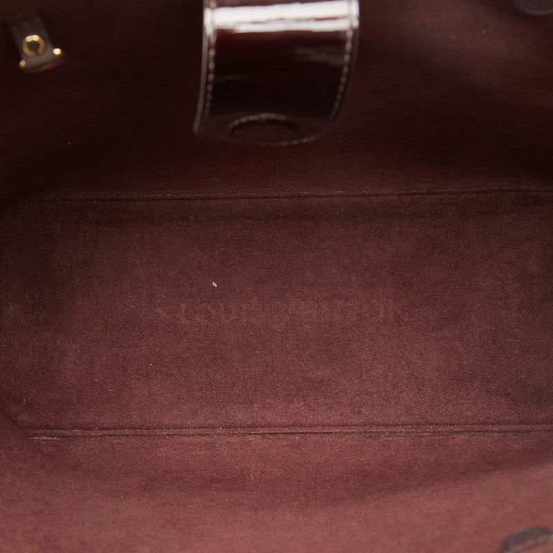 Louis Vuitton Monogram Verney Long Beach MM Tortoise Bag M90475 Amarant Pearl Patent Leather  Louis Vuitton