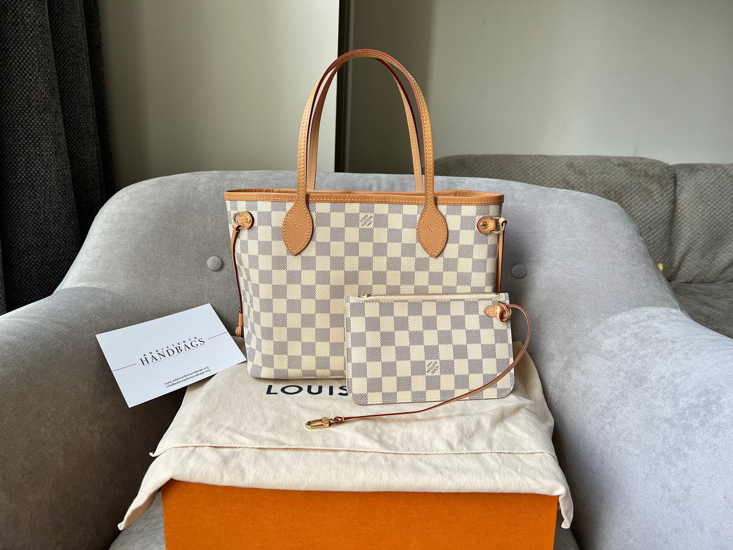 Louis Vuitton Neverfull PM Damier Azur (RRP £1360)