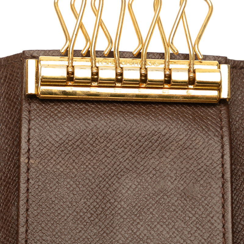 Louis Vuitton Damier Multicle 6 Keycase N62630 Brown PVC Leather  Louis Vuitton