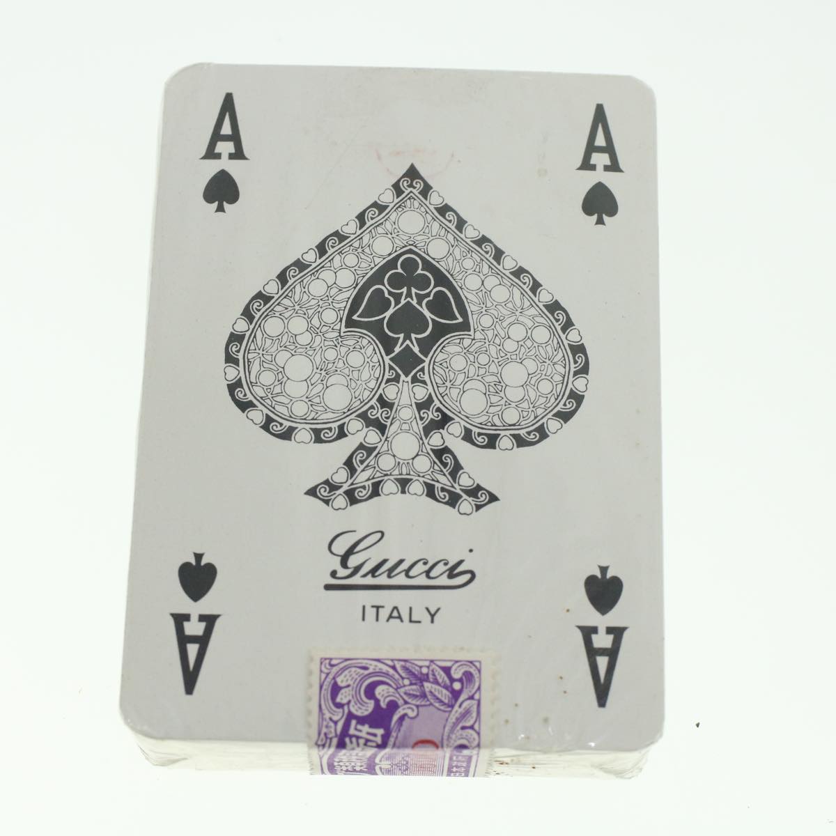 GUCCI Playing Cards Purple Black 45015