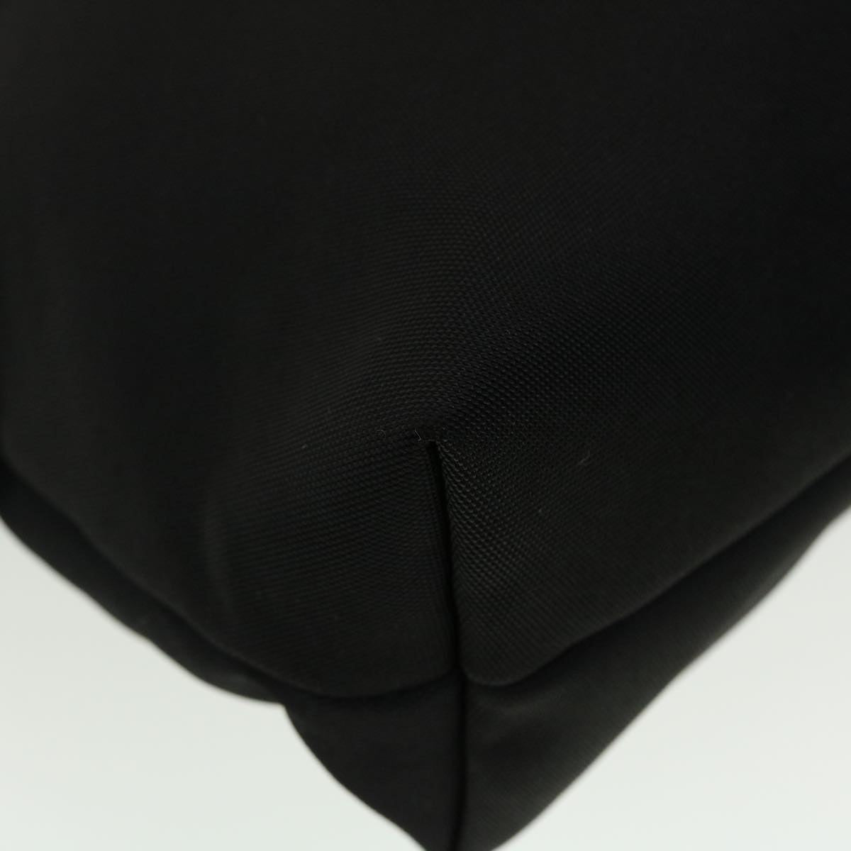 GUCCI Shoulder Bag Nylon Leather Black 45027