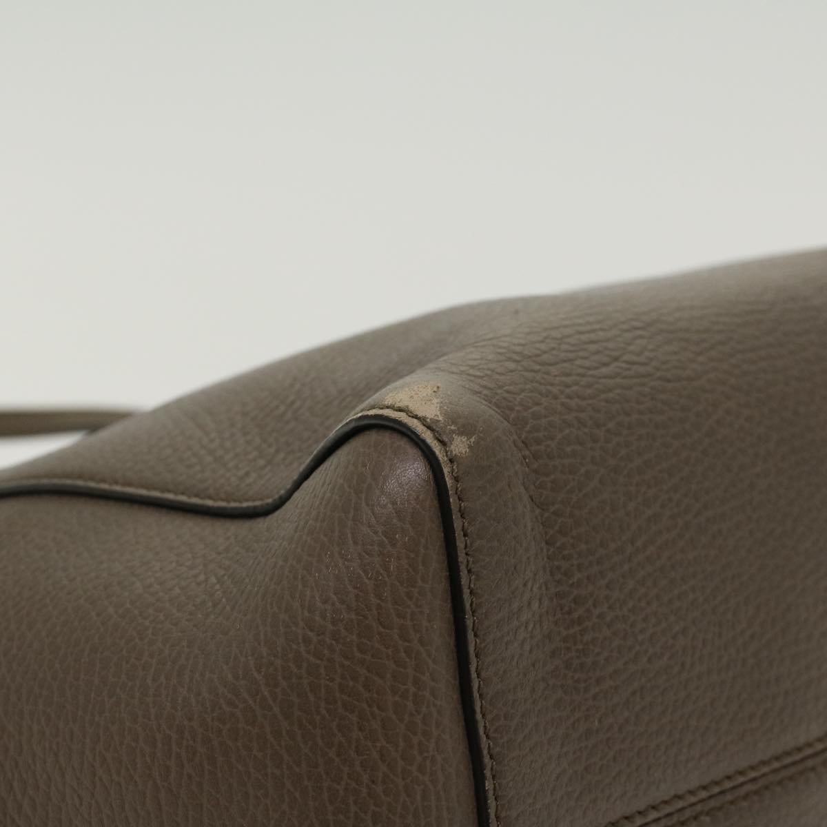 GUCCI Shoulder Bag Leather Gray 354408 45056