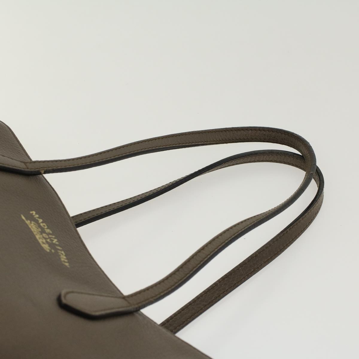 GUCCI Shoulder Bag Leather Gray 354408 45056