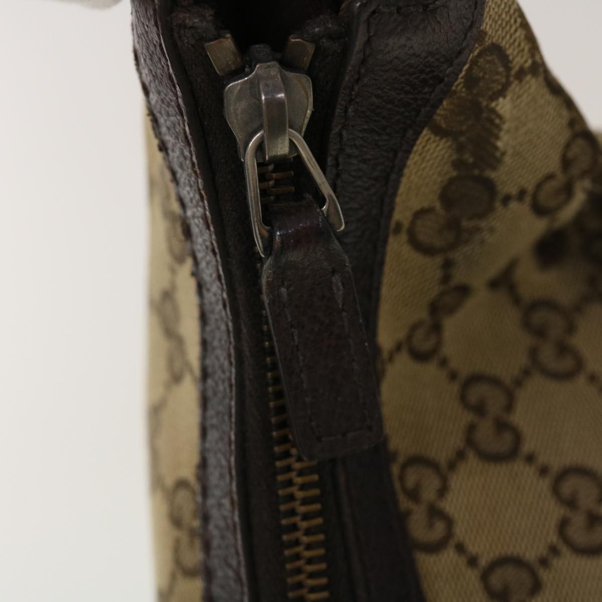 GUCCI GG Canvas Web Sherry Line Shoulder Bag Beige Green Red 181092 45097