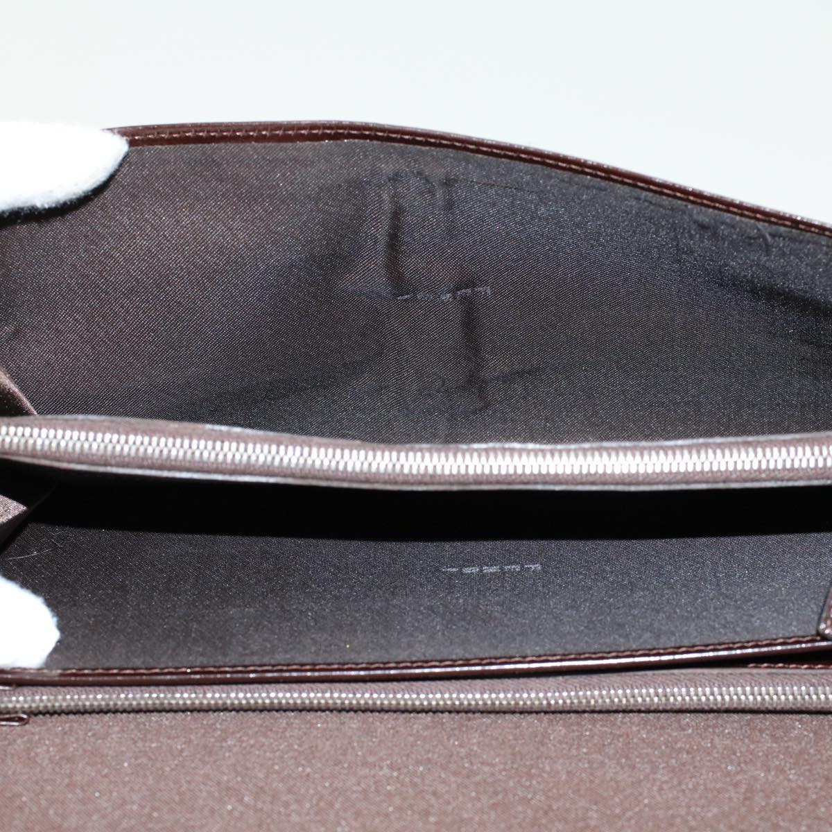 FENDI Zucca Canvas Long Wallet Black Brown 45644