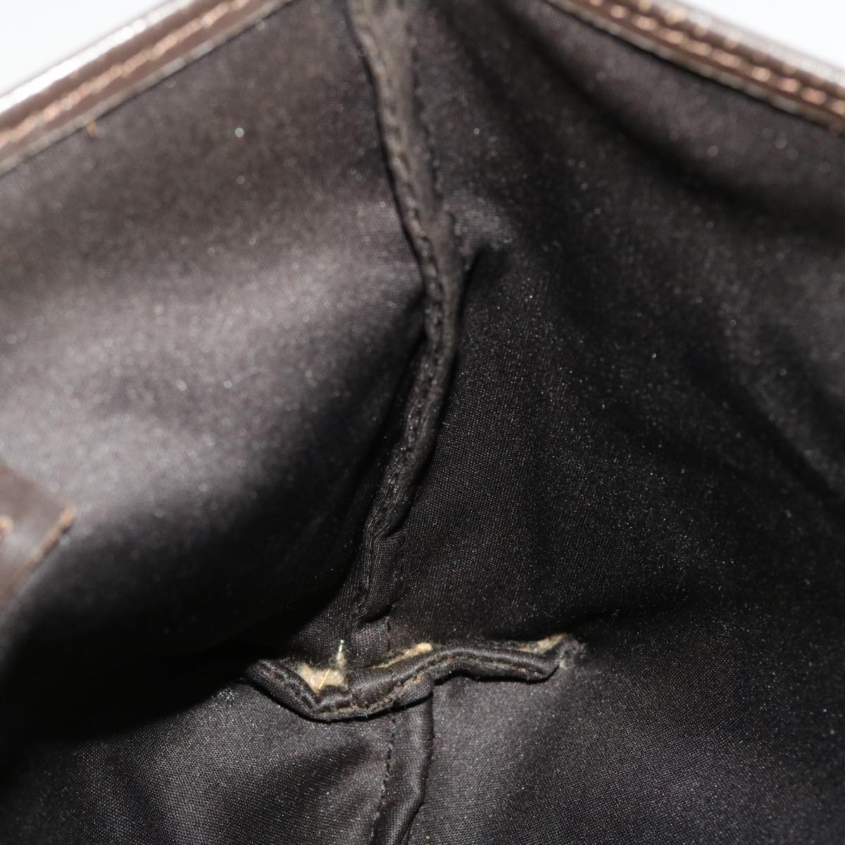 FENDI Zucca Canvas Shoulder Bag Black Brown 45705