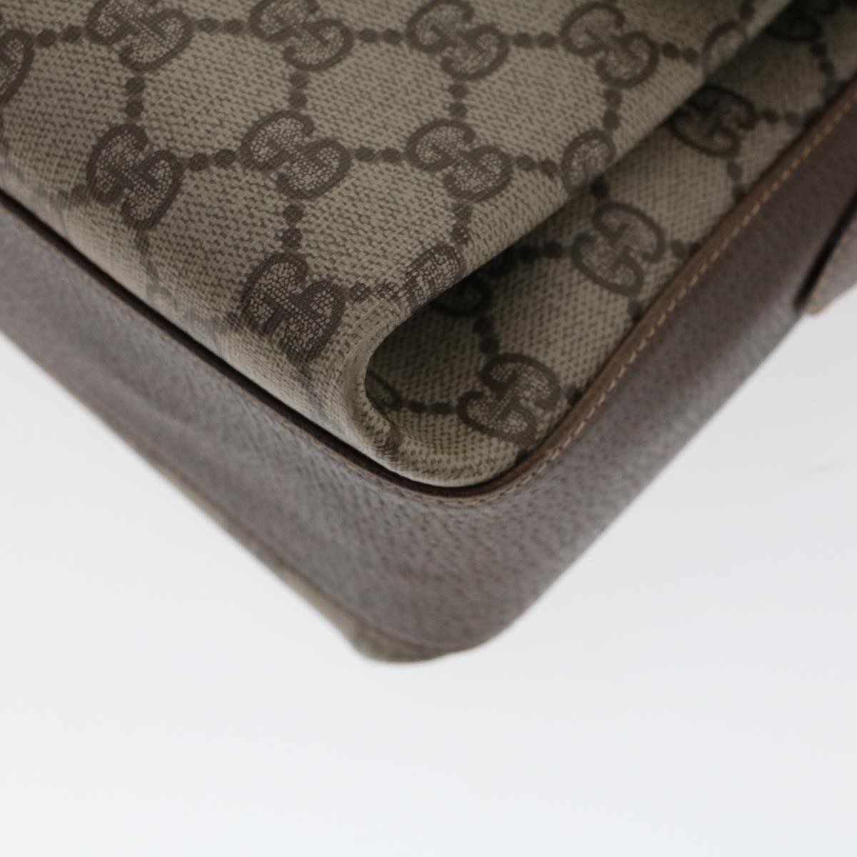 GUCCI GG Canvas Web Sherry Line Shoulder Bag Beige Red Green 45822