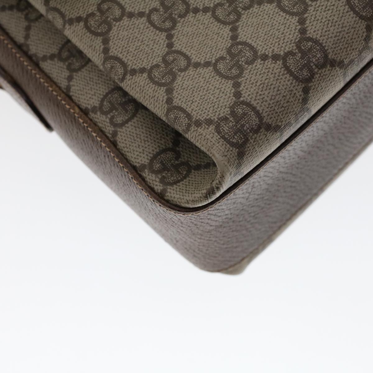 GUCCI GG Canvas Web Sherry Line Shoulder Bag Beige Red Green 45822