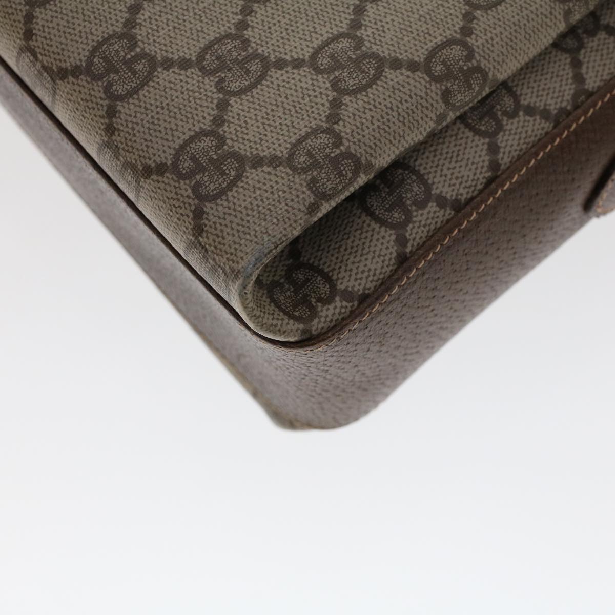 GUCCI GG Canvas Web Sherry Line Shoulder Bag Beige Red Green 45822