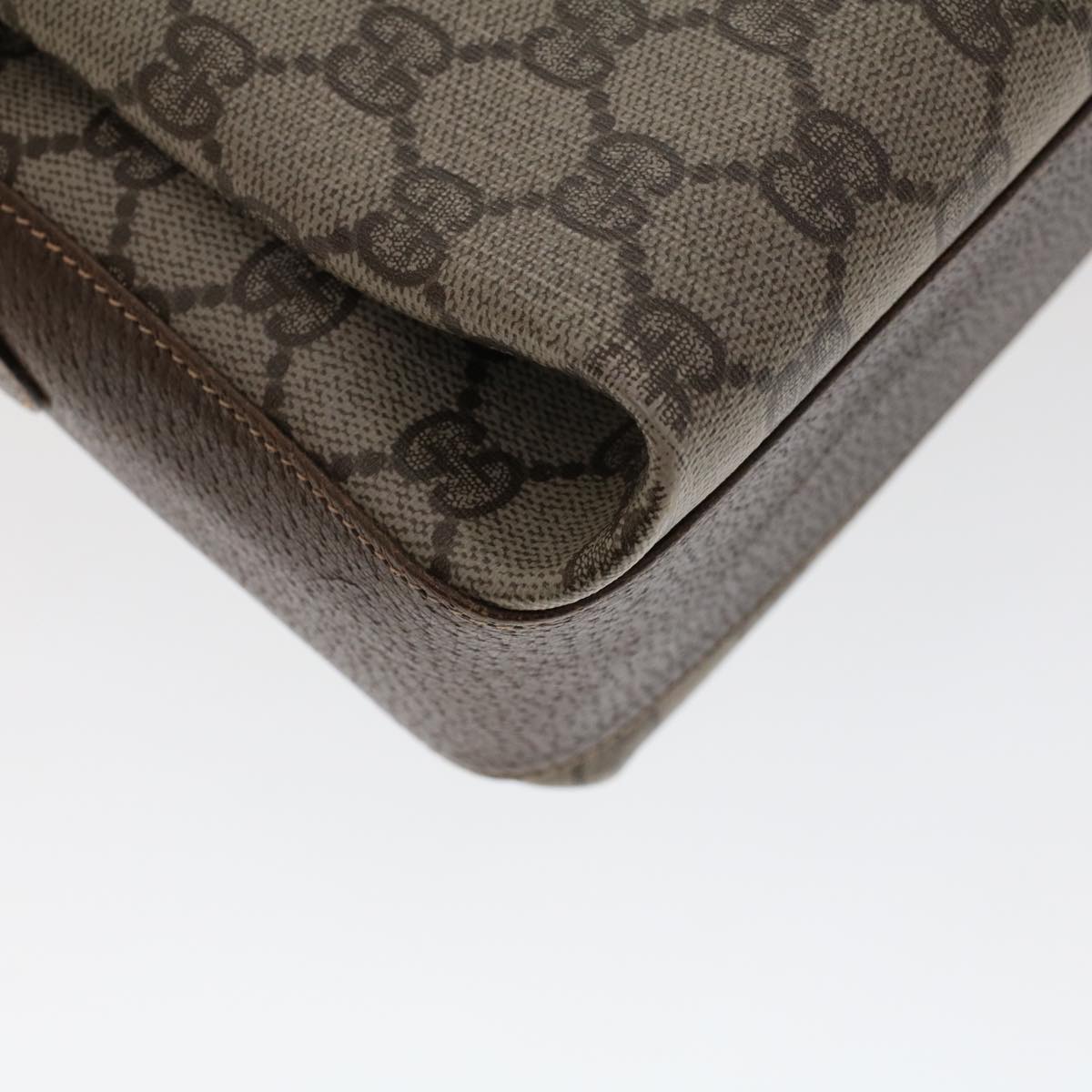 GUCCI GG Canvas Web Sherry Line Shoulder Bag Beige Red Green 45822