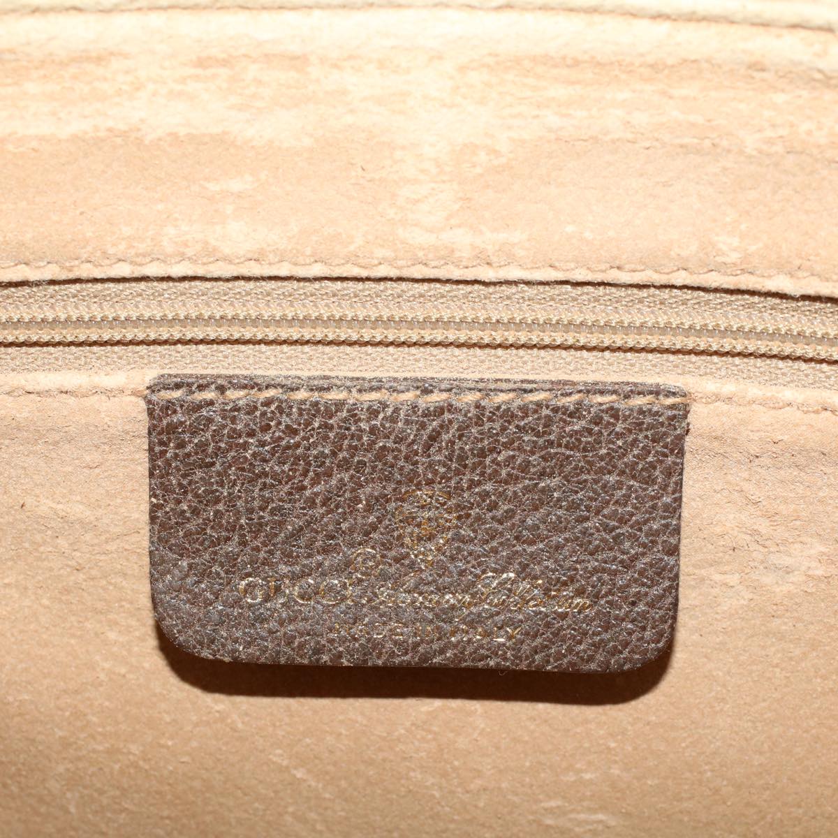GUCCI GG Canvas Web Sherry Line Shoulder Bag Beige Red Green 45822