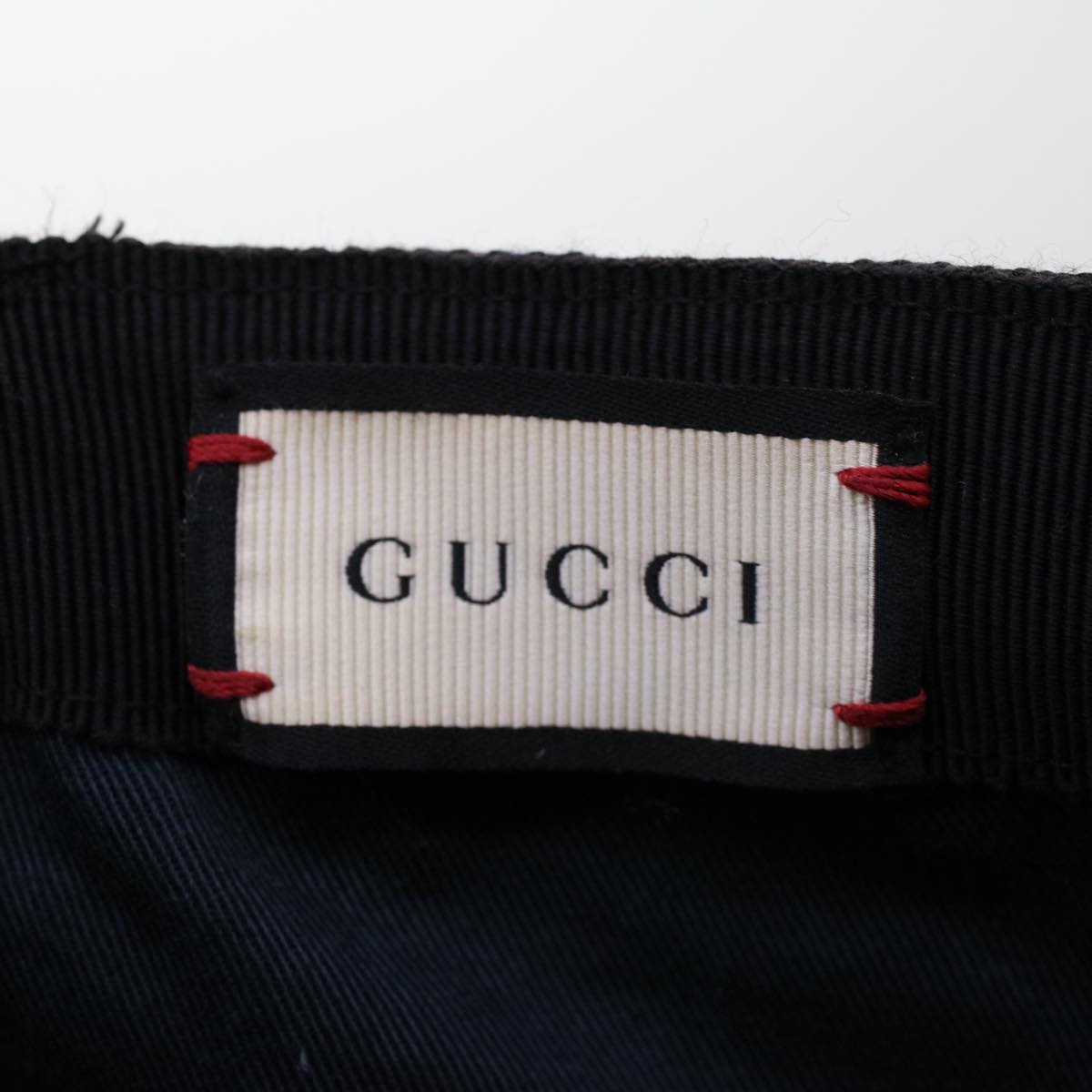 GUCCI GG Canvas Web Sherry Line Cap L Black Red Green 200035 45830
