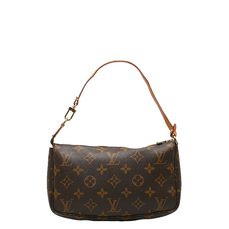 Louis Vuitton Monogram M40712 Handbag PVC/Leather Brown