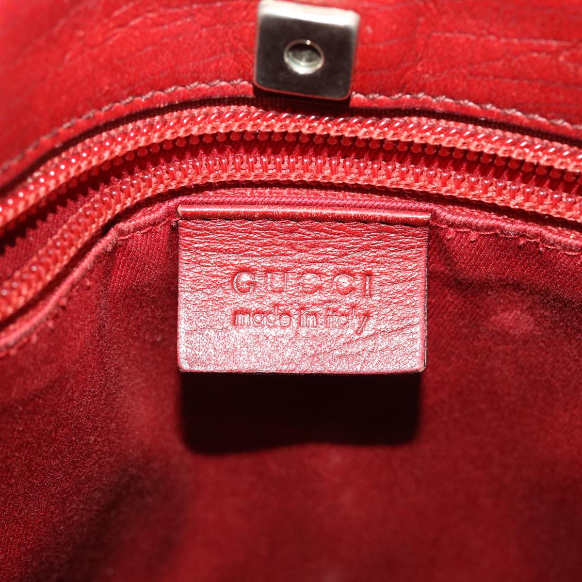 GUCCI GG Canvas Hand Bag PVC Leather Beige 117551 45960