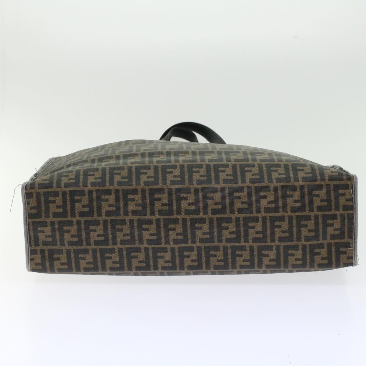 FENDI Zucca Canvas Hand Bag 2Set Black Brown 45973