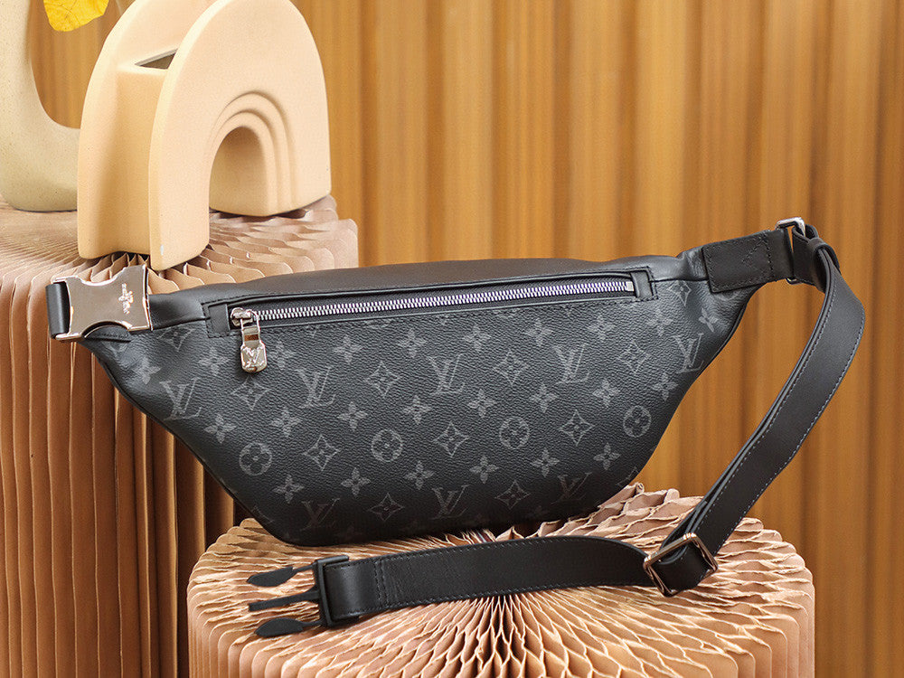 LV GLAMIscovery Bumbag PM Monogram Eclipse Canvas For Men, Bags, Belt Bags 17.3in/44cm LV M46035