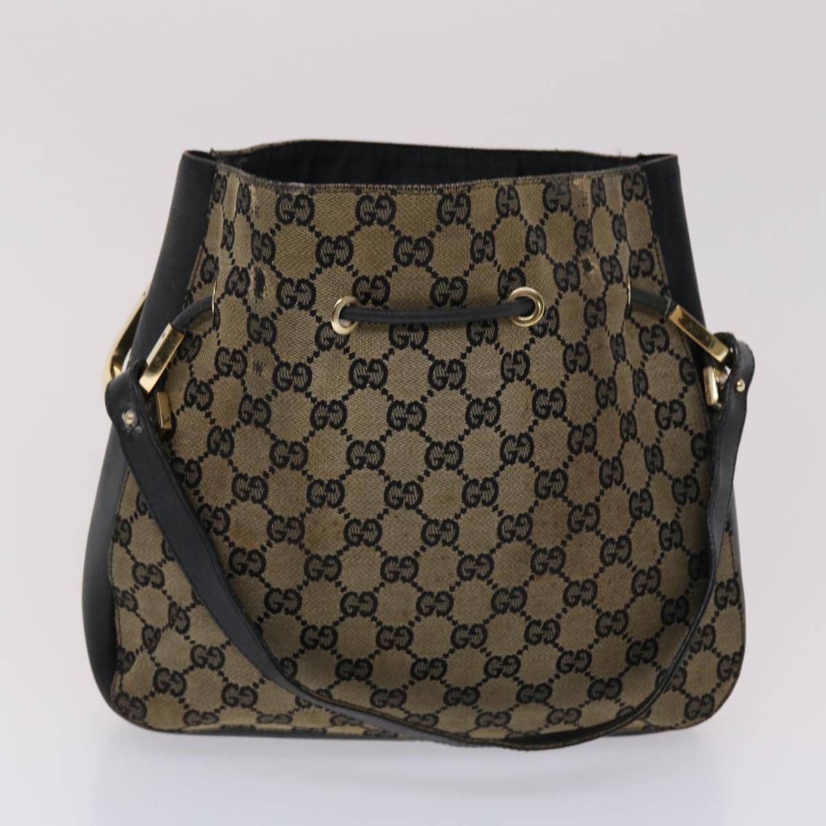 GUCCI GG Canvas Shoulder Bag Canvas 3Set Beige Navy black 46115