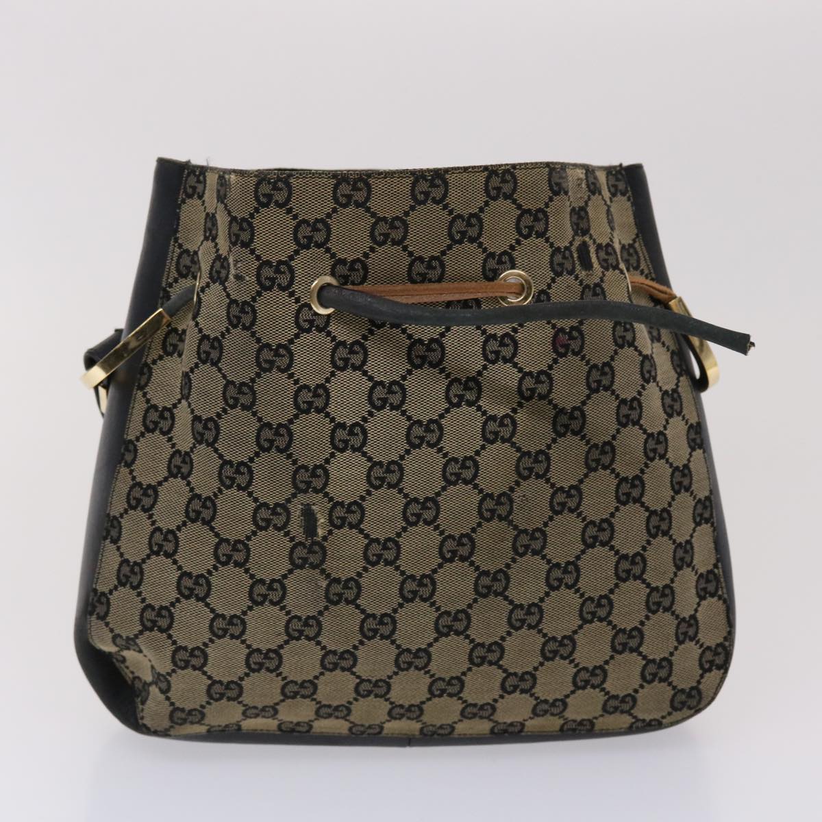 GUCCI GG Canvas Shoulder Bag Canvas 3Set Beige Navy black 46115