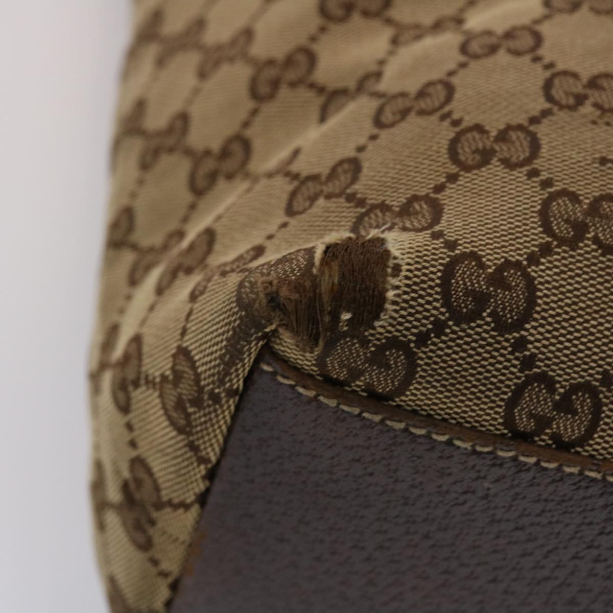 GUCCI GG Canvas Shoulder Bag Canvas 3Set Beige Navy black 46115