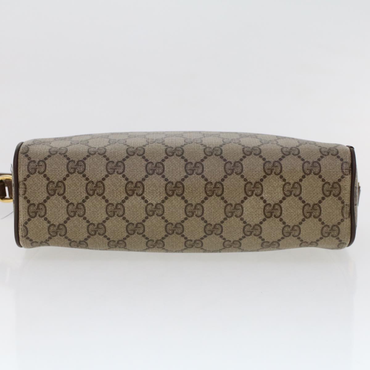 GUCCI GG Canvas Web Sherry Line Shoulder Bag Beige Red 56.02.088 46158