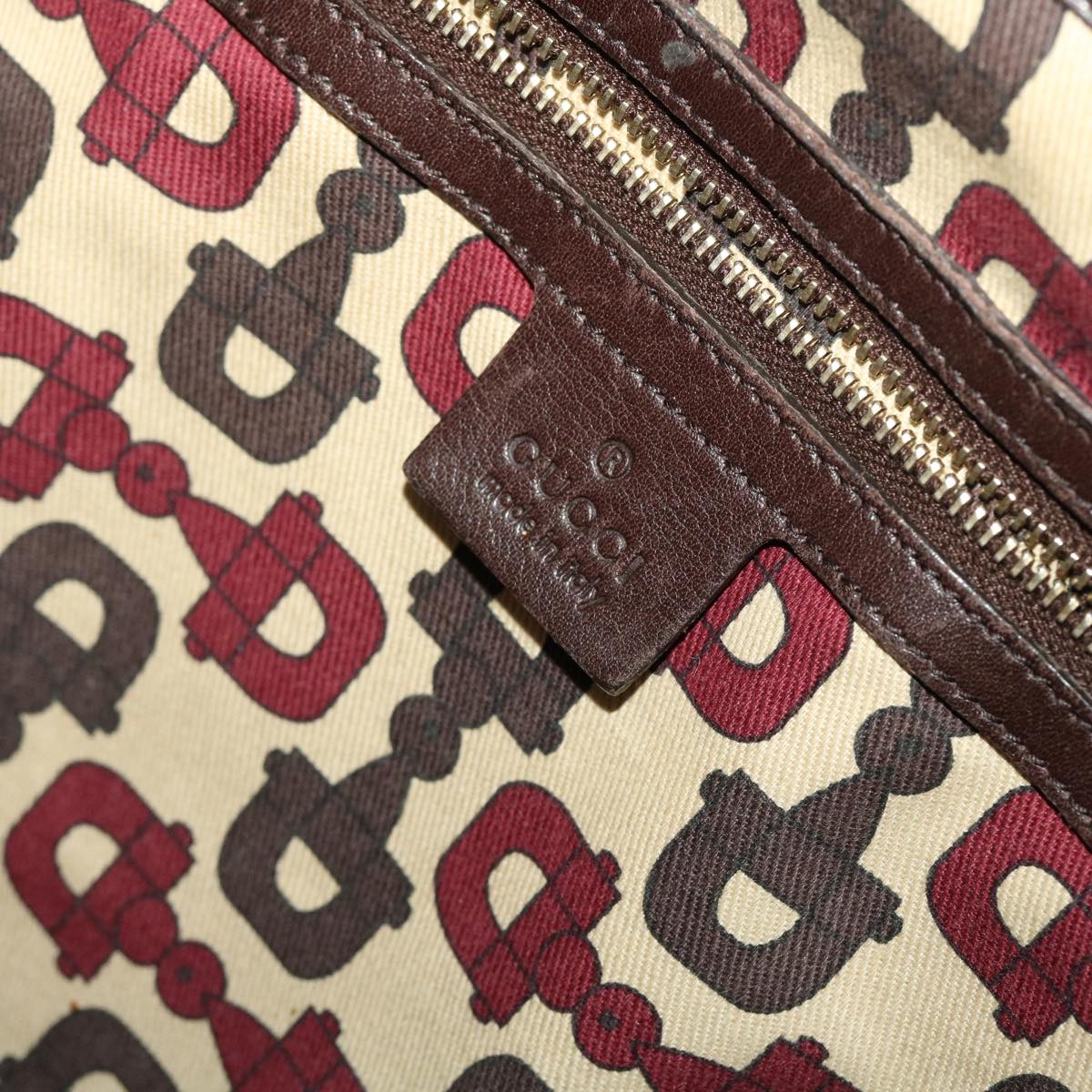 GUCCI GG Canvas Guccissima Shoulder Bag Leather 2way Brown 197016 46159