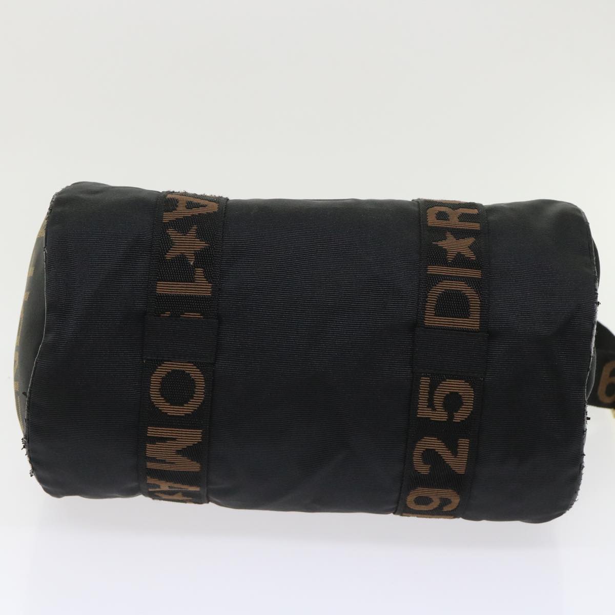 FENDI Boston Bag Nylon 2way Black 46161