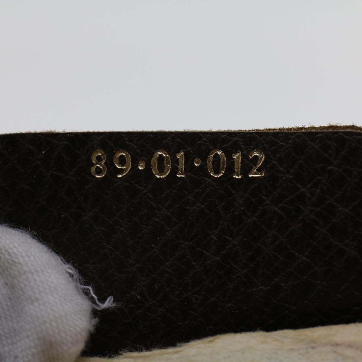 GUCCI GG Canvas Web Sherry Line Clutch Bag Beige Red 89•01•012 46162