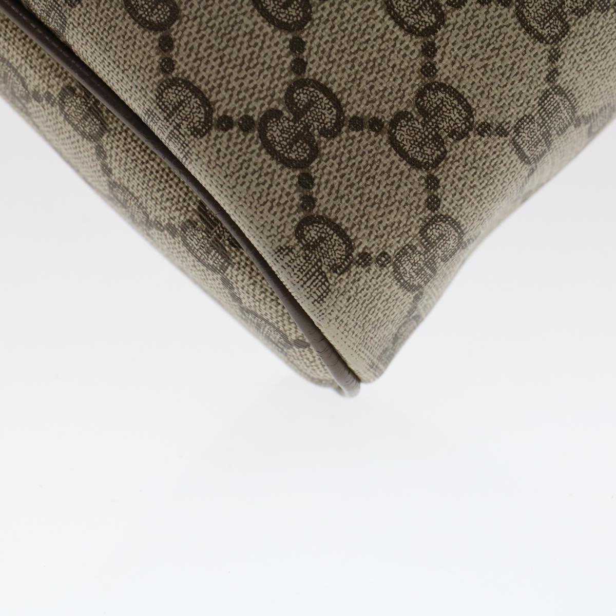 GUCCI GG Canvas Web Sherry Line Clutch Bag Beige Red 89•01•012 46162