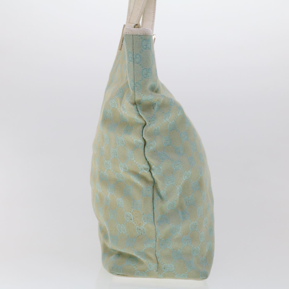 GUCCI GG Canvas Tote Bag Light Blue 46308