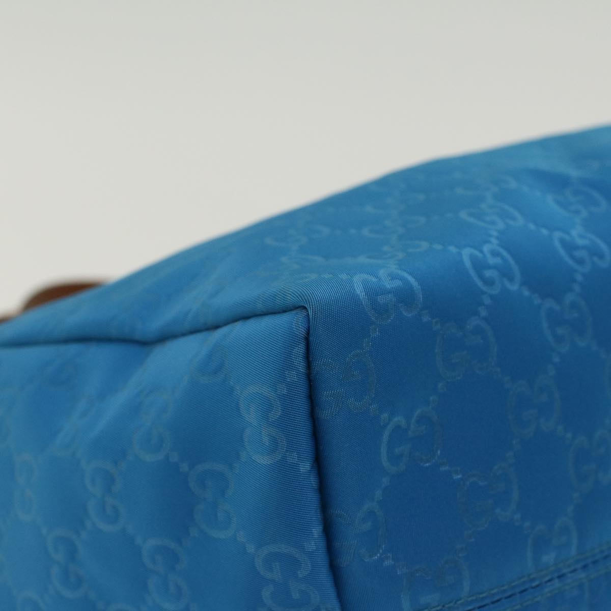 GUCCI GG Canvas Tote Bag Blue 46671