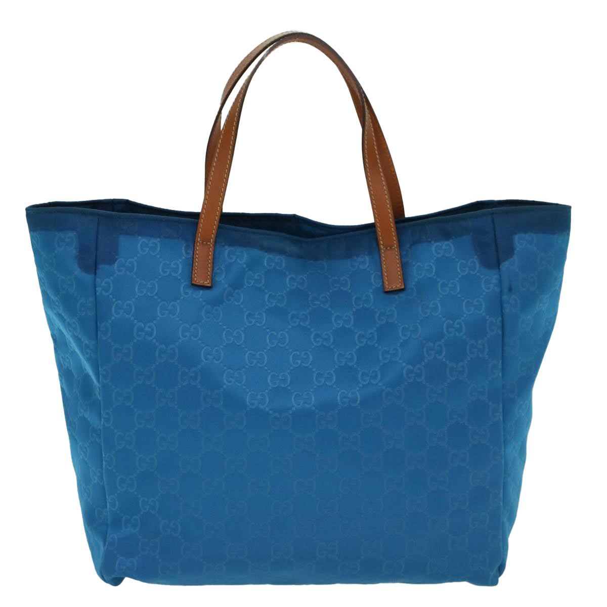 GUCCI GG Canvas Tote Bag Blue 46671