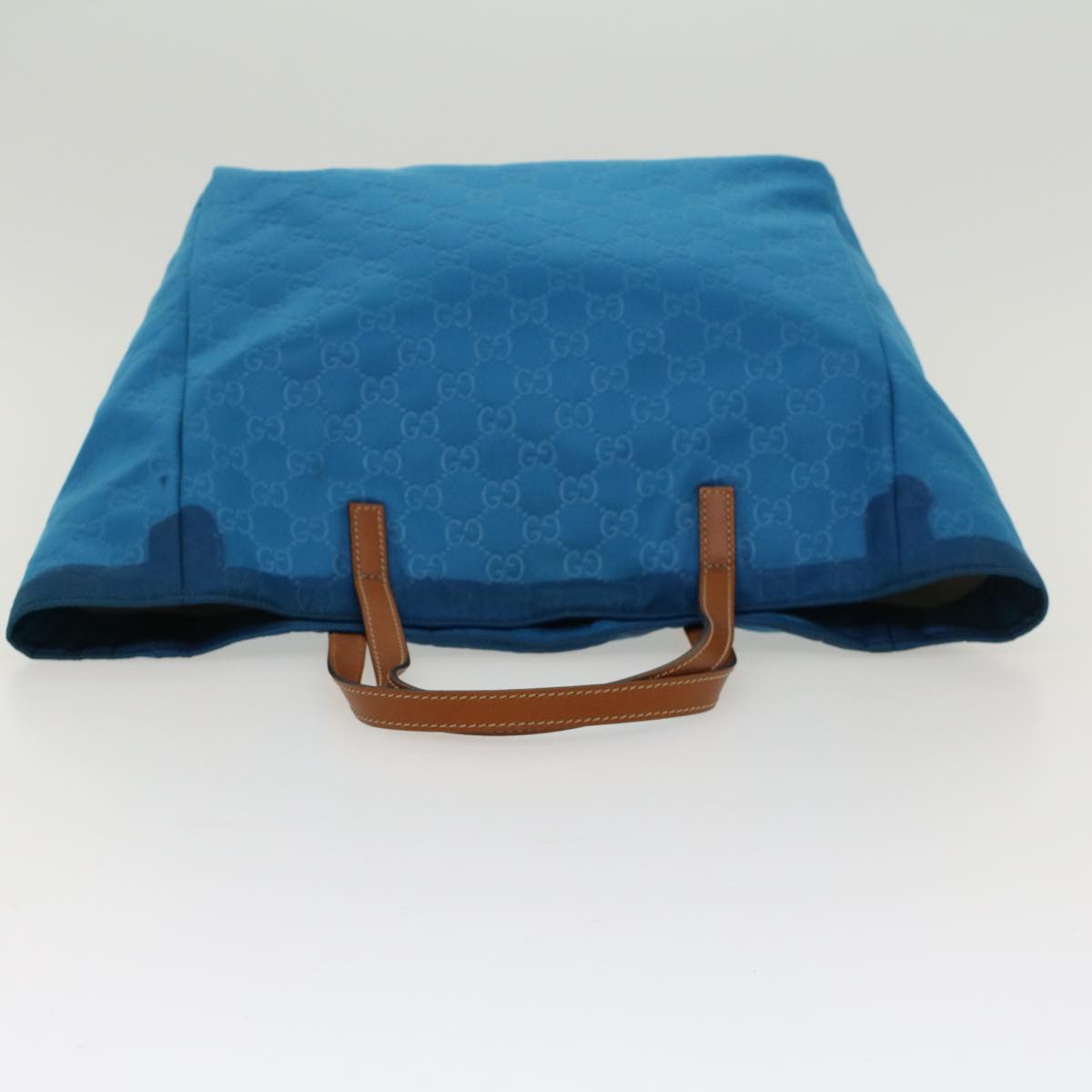 GUCCI GG Canvas Tote Bag Blue 46671