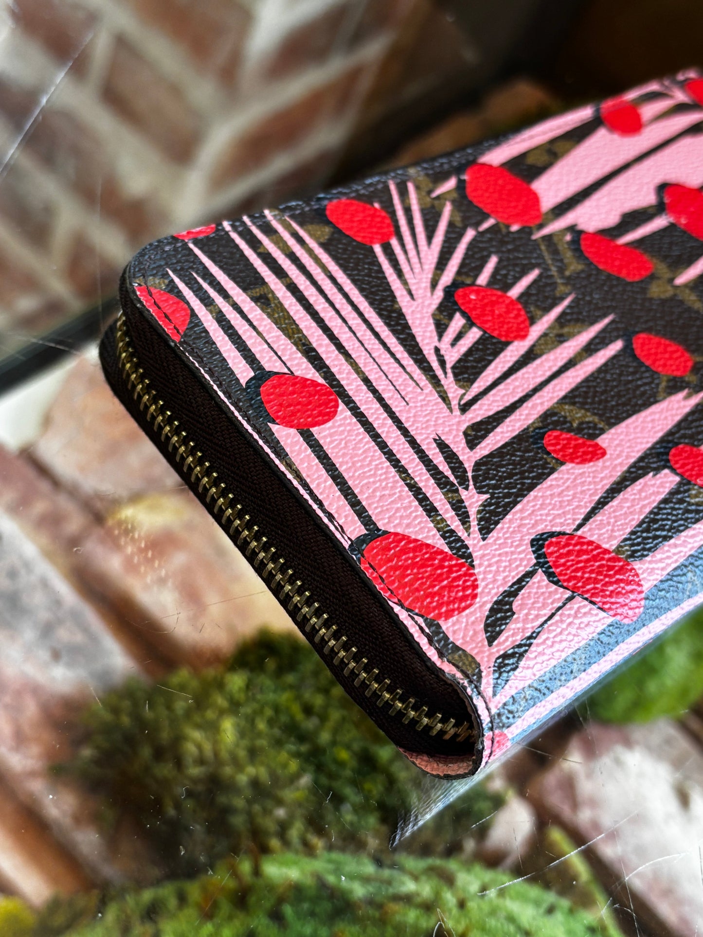 LOUIS VUITTON Monogram Jungle Dots Zippy Wallet