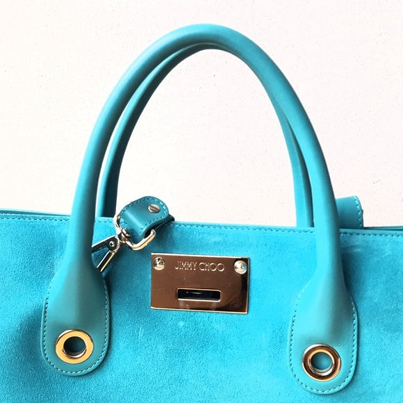 Jimmy Choo Suede Riley Tote